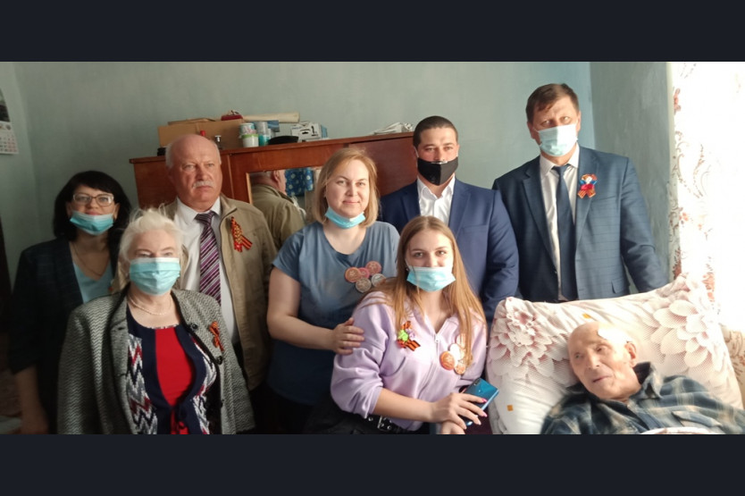 Поздравление Магарина М.Н., ветерана ВОВ