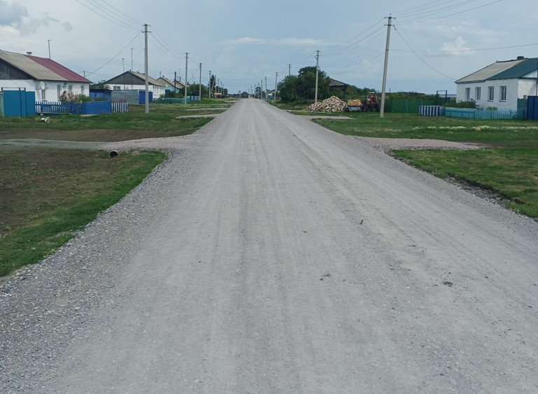 РЕМОНТ АВТОМОБИЛЬНОЙ ДОРОГИ  ПО УЛИЦЕ ГАГАРИНА В c.УГУЙ