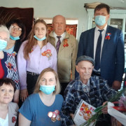 Поздравление Кутафьева П.И., ветерана ВОВ