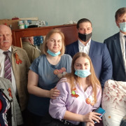 Поздравление Магарина М.Н., ветерана ВОВ